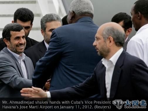 古巴是内贾德此次出访拉美四国，展开外交“突围”之旅的第三站