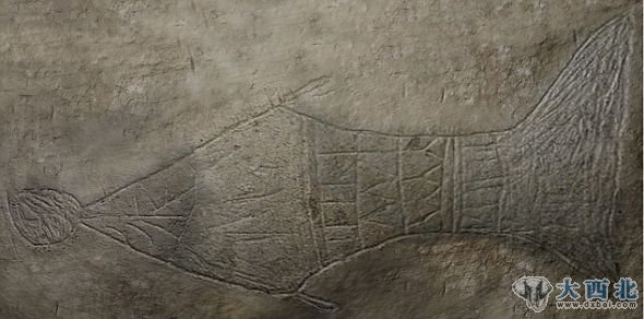 在一座1世纪墓葬内发现的鱼图。考古学家认为这个墓穴就是耶稣的最终安息地
