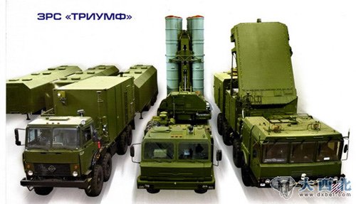 俄罗斯S-400防控导弹系统，S-500以其为基础研制。