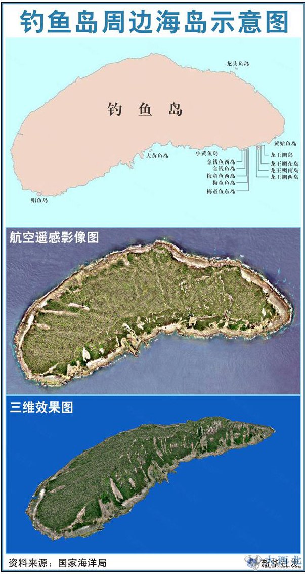 我国公布钓鱼岛详细地理坐标