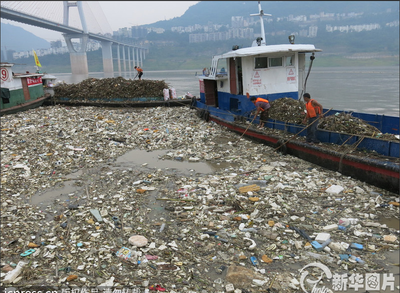 三峡库区垃圾漂浮物聚集量达“历史之最”