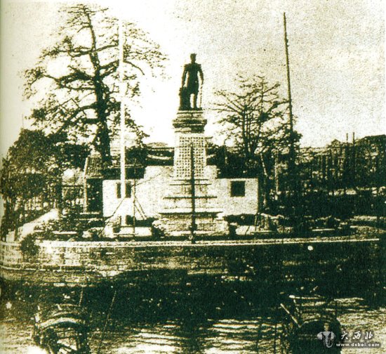 海珠岛上南方军政府海军总长程璧光的铜像