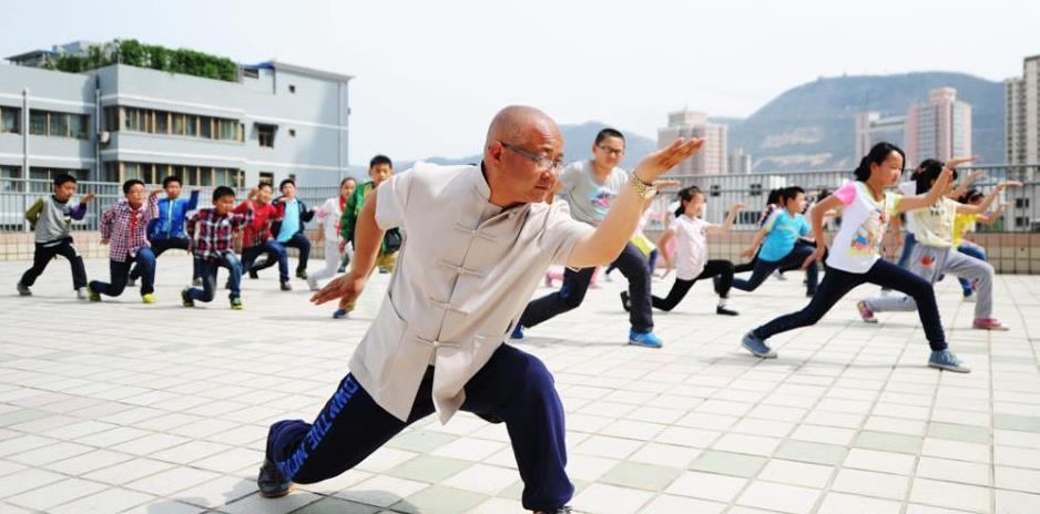 神秘“敦煌拳”走进兰州小学（高清组图）