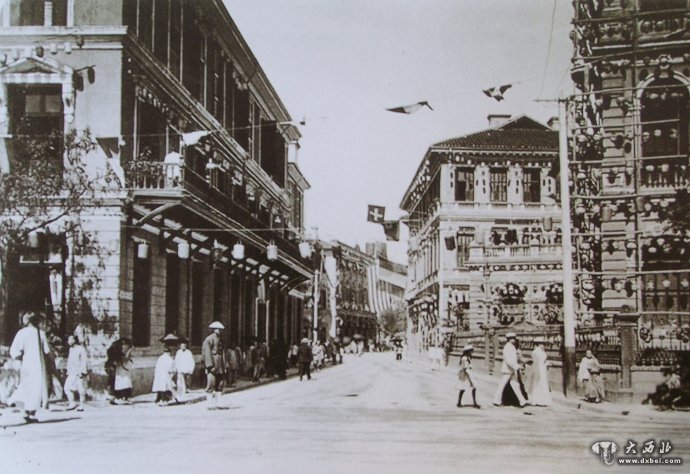20世纪初的上海爱多亚路外滩