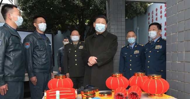 习近平春节前夕视察看